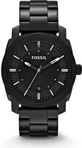 Fossil horloge heren zwart