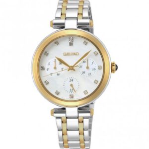 Seiko horloge dames bicolor goud zilver Seiko horloge dames bicolor SKY660P1
