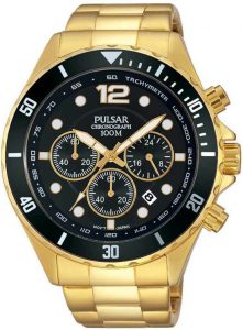 Pulsar horloge heren goud PT3720X1