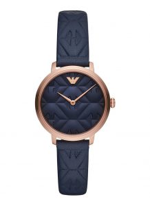 Armani horloge dames blauw AR11231