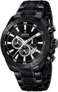 Festina horloge heren zwart F16889-1