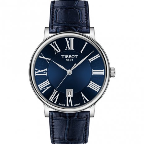 Tissot horloge heren blauw T-Classic T1224101604300