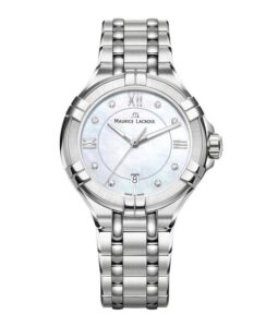 Saffierglas horloge dames Maurice Lacroix AI1004-SS002-170-1