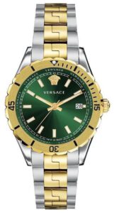 Saffierglas horloge heren Versace VE3A00720