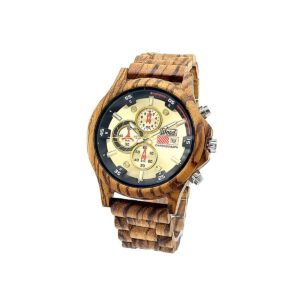 Woed houten horloge heren Gabon