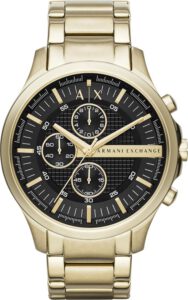 Horloge heren goud Armani AX2137