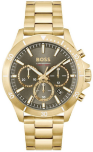 Hugo Boss HB1514059 TROPER horloge heren goud