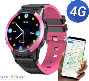 WatchToCare GPS bellen alarm roze