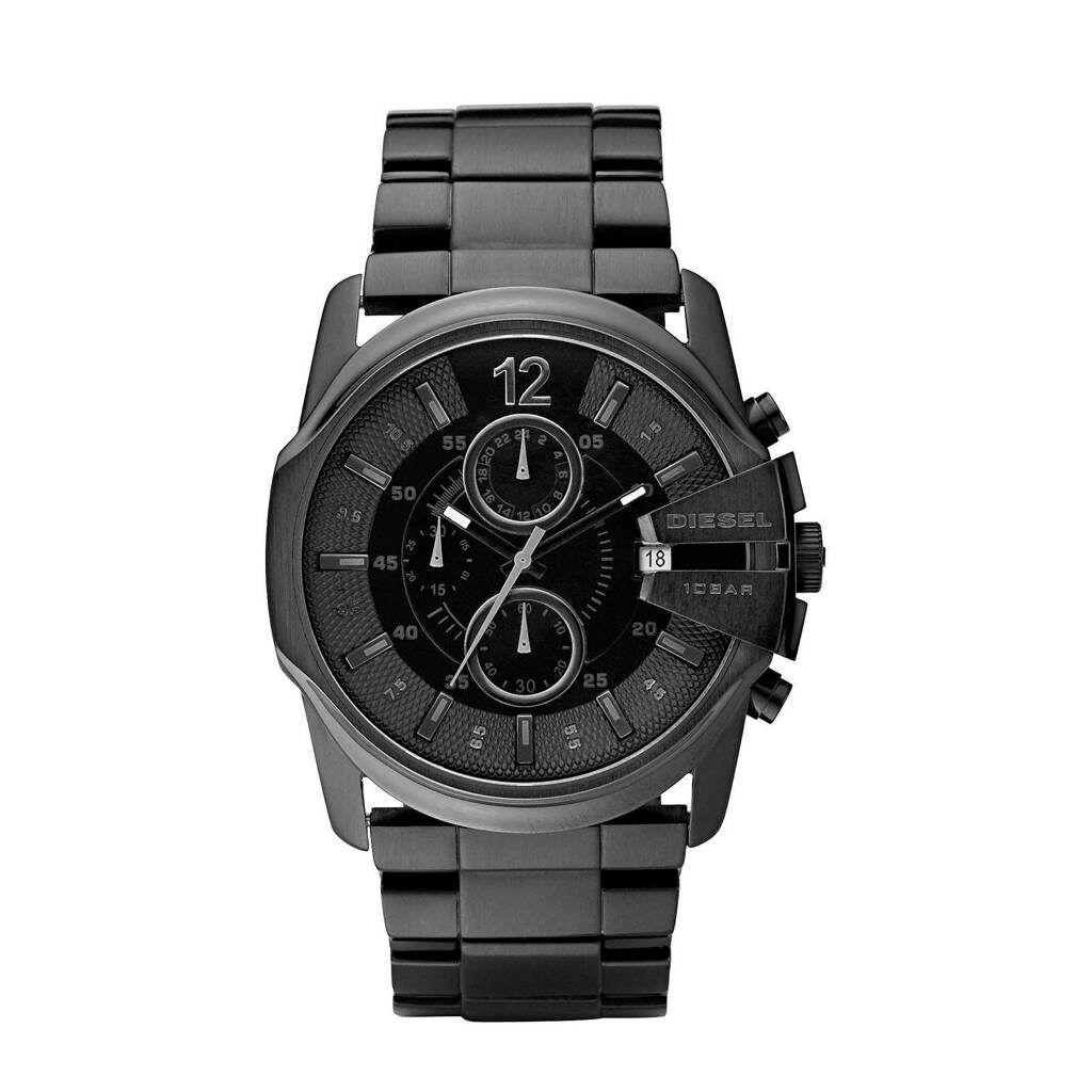 Diesel master chief horloge heren zwart DZ4180