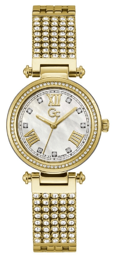GC horloge dames goud steentjes