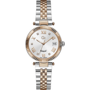 GC horloge dames zilver rose Z01003L1MF