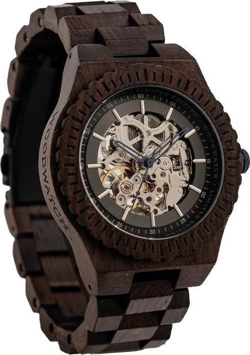 WoodWatch heren automatisch houten horloge