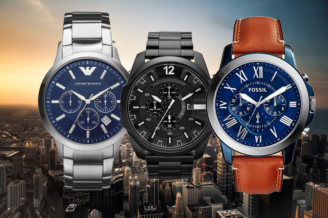 Luxe Plotselinge afdaling stapel Chronograaf horloge heren: 10 bekende merken