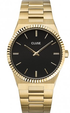 Gouden horloge heren Cluse