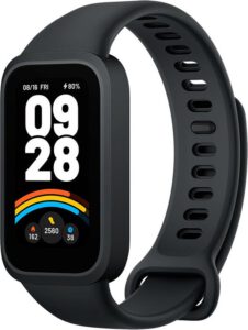 Horloge met stappenteller voor dames Xiaomi Smart Band 9 activity tracker zwart