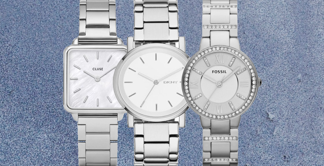Lelie Praten tegen Het spijt me Horloge dames zilver: 10 prachtige zilveren dameshorloges op een rij