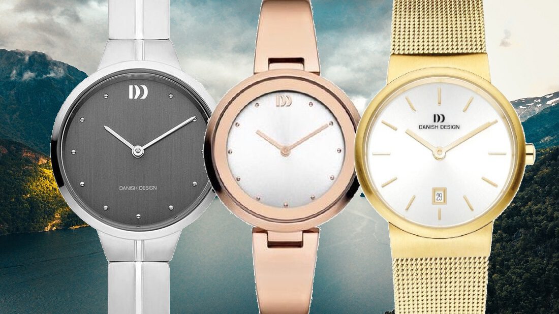 Dames Accessoires voor voor Horloges voor Danish Design Dameshorloge in het Metallic 