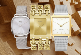 Horloge dames vierkant